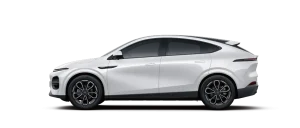 白色小鹏 XPENG G6 侧面